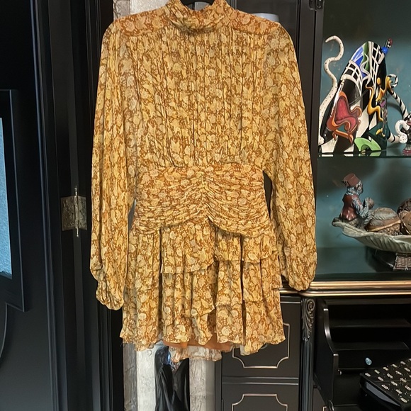 NWT SHONA JOY SUNSET RUCHED MINI - Picture 5 of 8